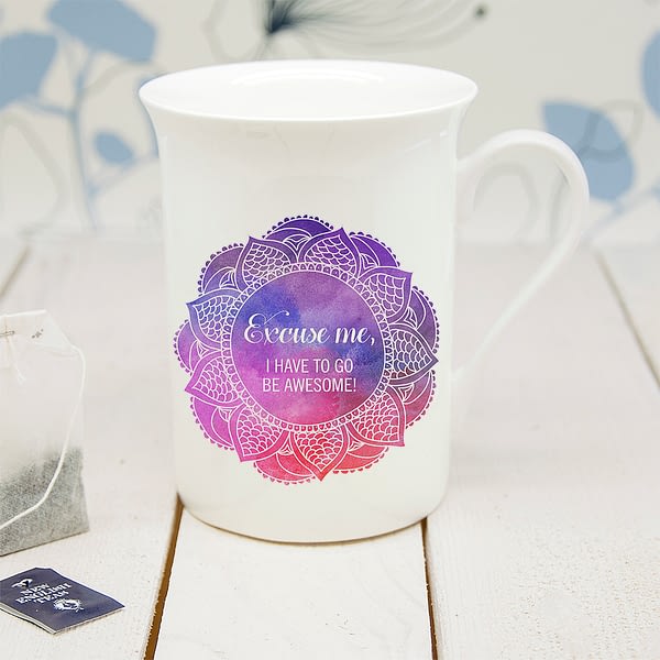 Personalised Spirited Bone China Mug