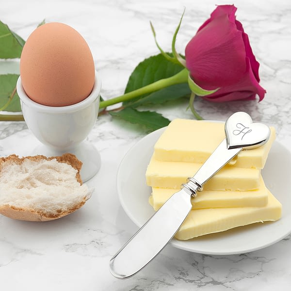 Personalised Heart Butter Knife