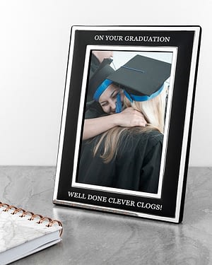 Personalised Silver Plated Graduation Frame