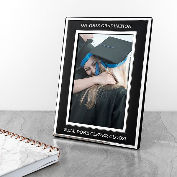 Personalised Silver Plated Graduation Frame