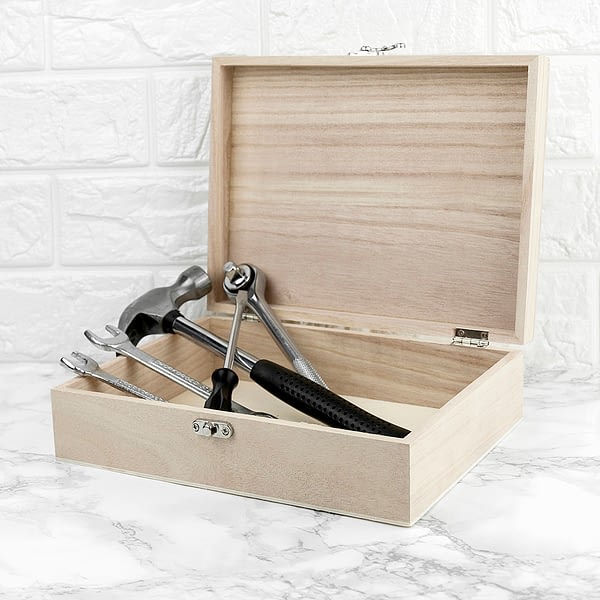 Personalised Dad's Emblem Tool Box