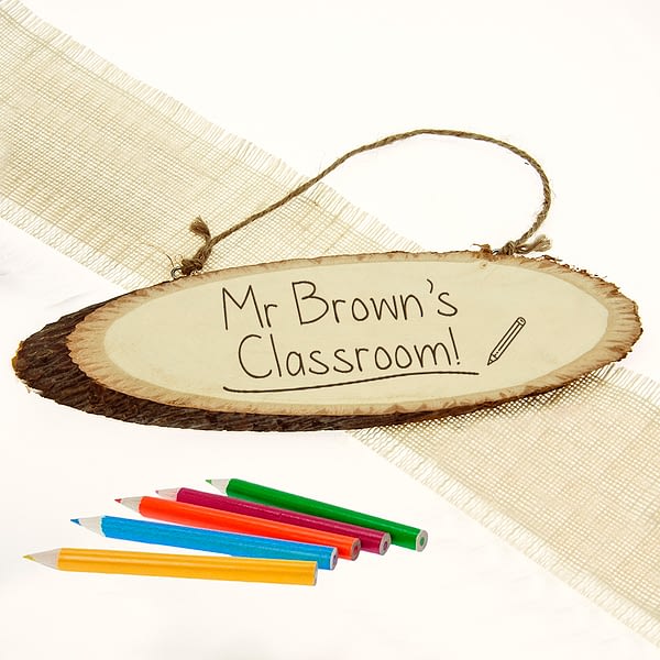 Personalised Teacher's Classroom Wooden Sign