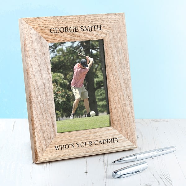 Wordsworth Collection Personalised Oak Photo Frame