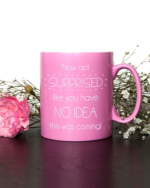 The Unsurprising Surprise Personalised Bridesmaid Proposal Mug