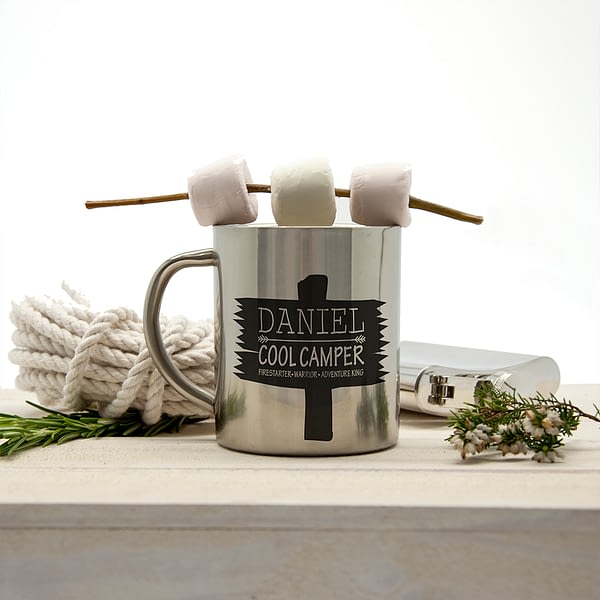 Cool Camper Driftwood Outdoor Mug