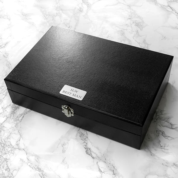 Personalised Watch & Cufflinks Box