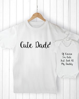 Personalised Daddy and Me Cuties Set