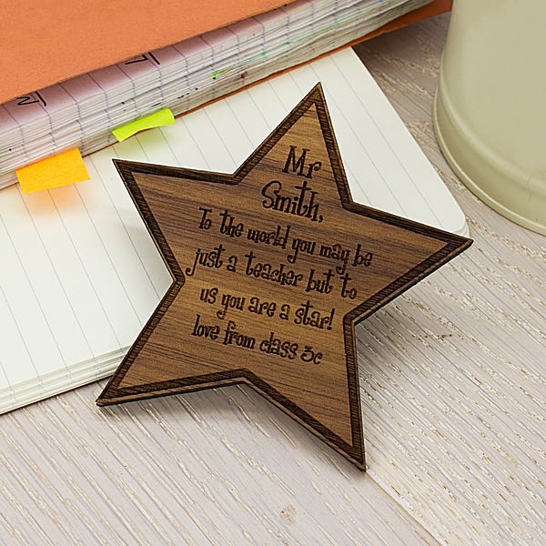 Personalised My Teacher Is A Star Fridge Magnet