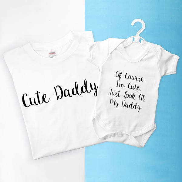 Personalised Daddy and Me Cuties Set