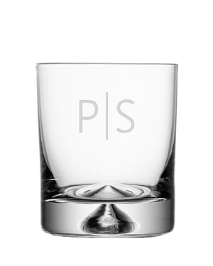 Monogrammed Pyramid Tumbler