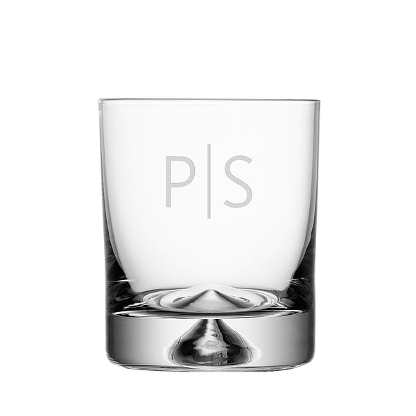 Monogrammed Pyramid Tumbler