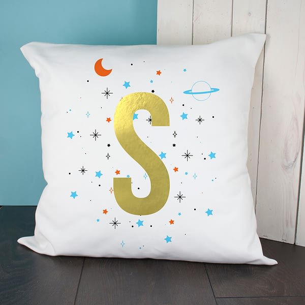 Personalised Space Boy Cushion Cover