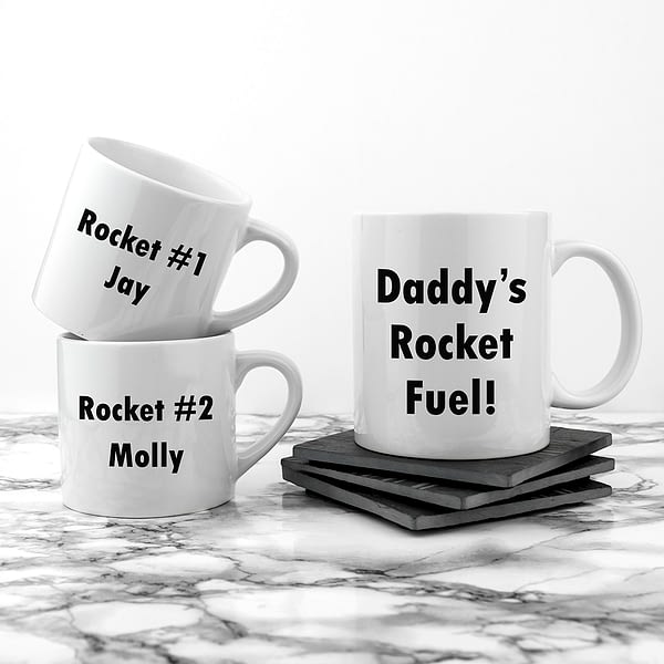 Personalised Daddy & Me Tea Time Mugs