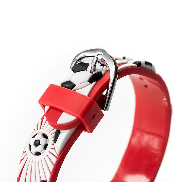 Kids Personalised Red Football Watch