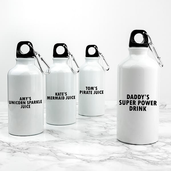 Personalised Daddy & Me Adventure's Together Water Bottles