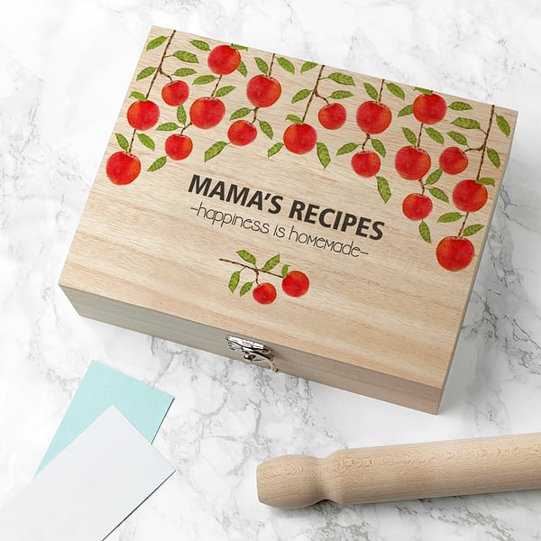 Personalised Orchard Recipe Box