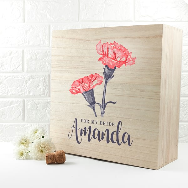 Personalised For My Bride on Our Wedding Day Box