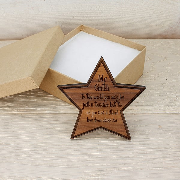 Personalised My Teacher Is A Star Fridge Magnet