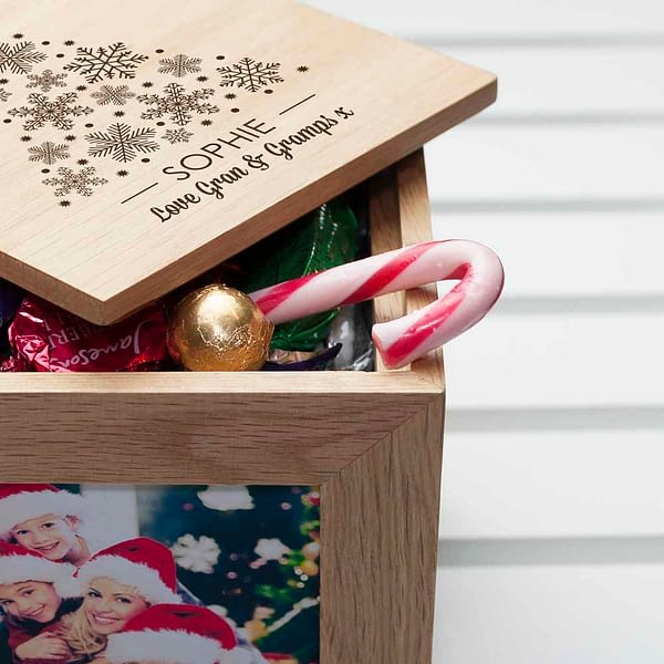 Christmas Photo Cube With Festive Treats