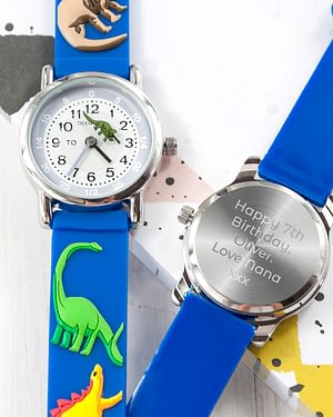 Kids Personalised Dinosaur Watch