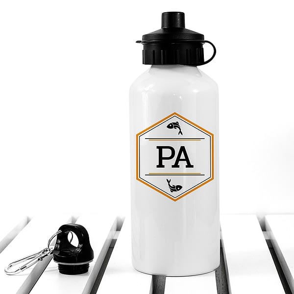 Personalised Iconic Pursuits White Water Bottle