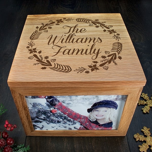 Personalised Family's Christmas Memory Box