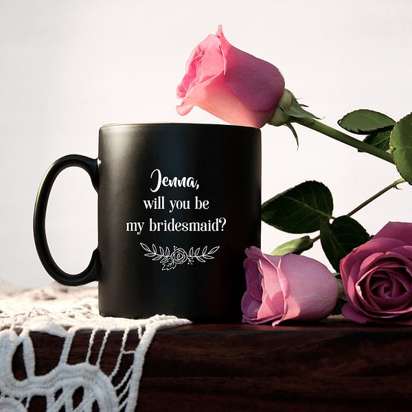 Squad Goals Personalised Bridesmaid Proposal Mug