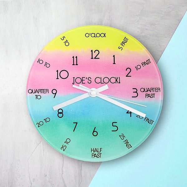 I Can Tell The Time! Personalised Wall Clock