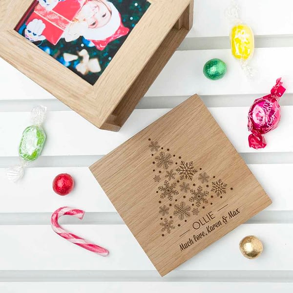 Christmas Photo Cube With Festive Treats