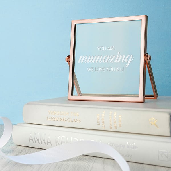 Engraved Mumazing Rose Gold Frame