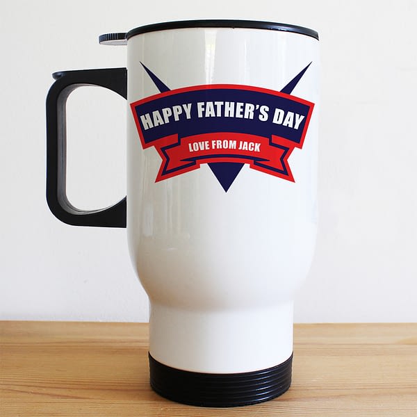 Dad's Superhero Fuel Travel Mug