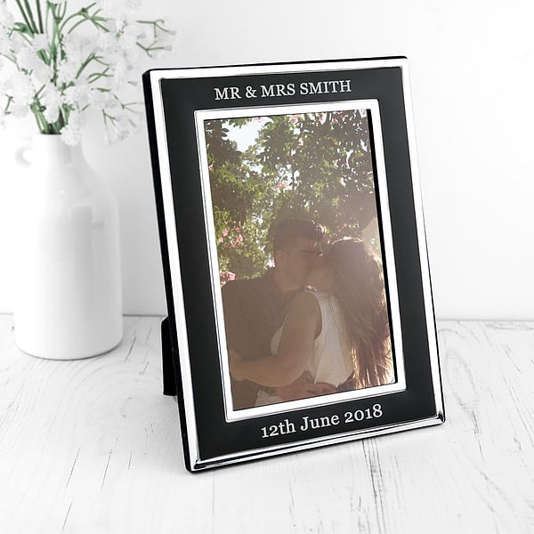 Personalised Silver Plated Wedding Frame