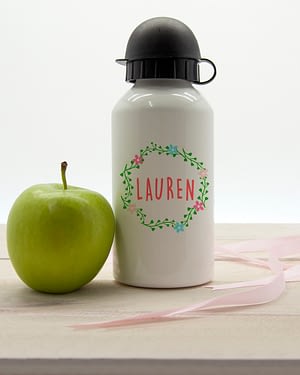 Kids Wreath Festival Water Bottle