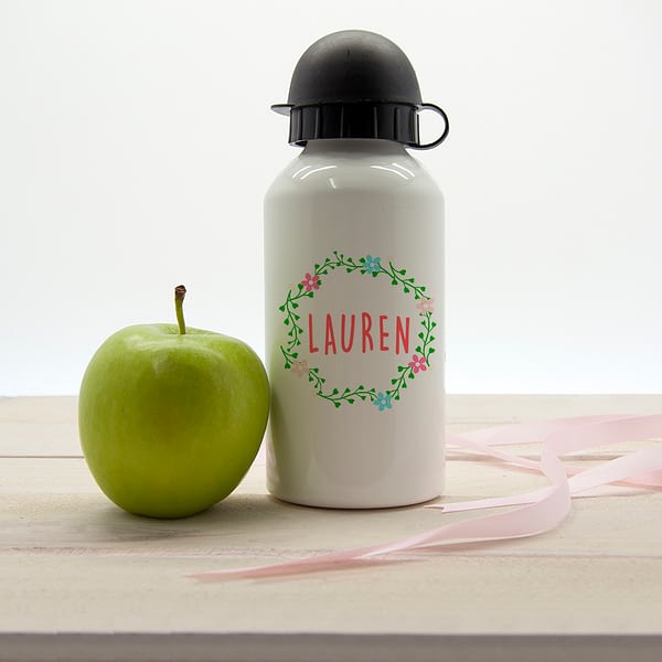 Kids Wreath Festival Water Bottle