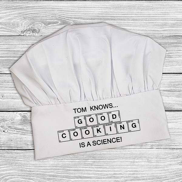 Good Cooking Is Science Chef Hat