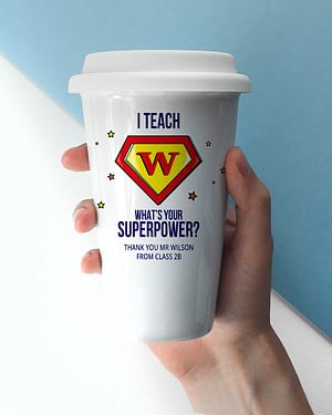 Personalised Super Teacher Travel Mug