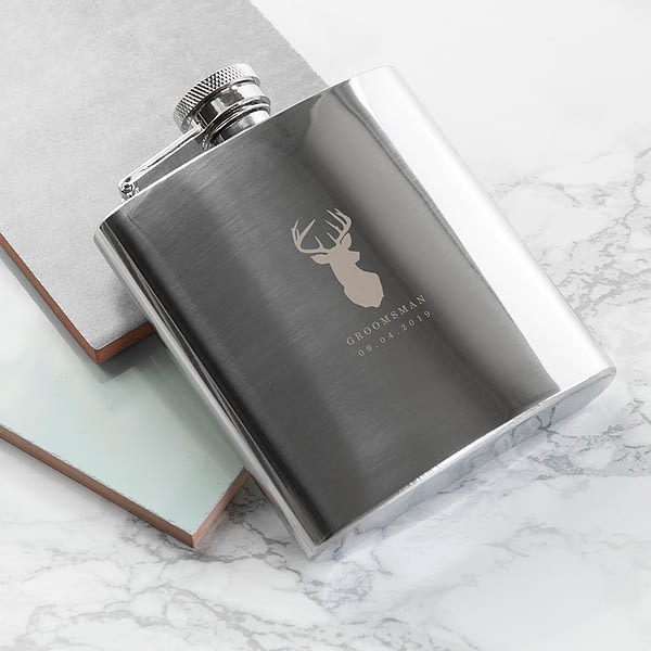 Stag 6oz Hip Flask