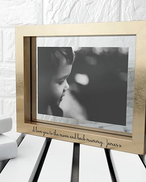 Personalised Metallic Photo Frame