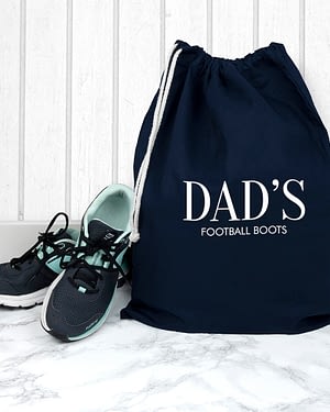 Personalised Navy Boot Bag