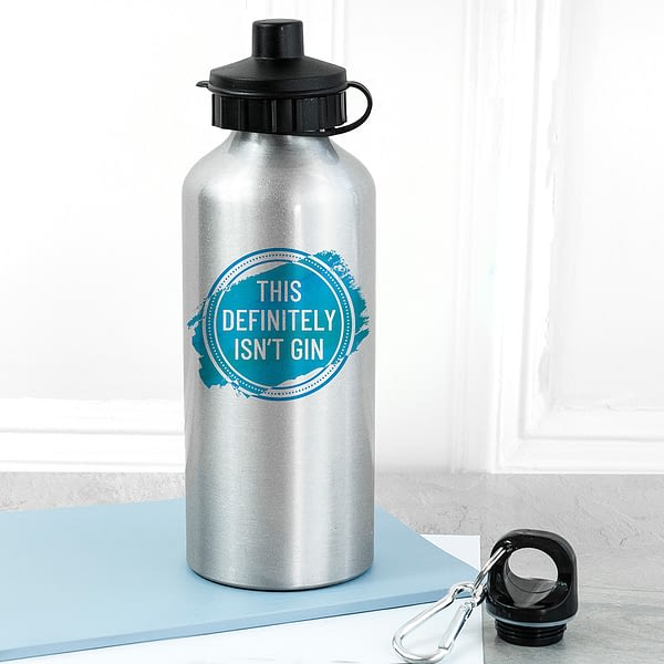 Personalised Silver Water Bottle