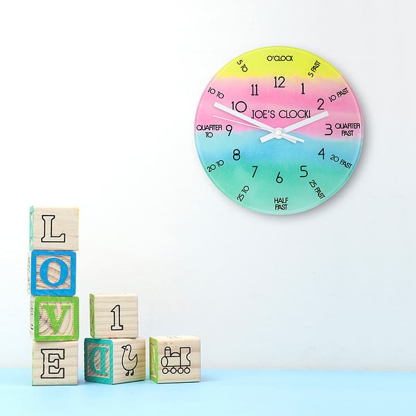 I Can Tell The Time! Personalised Wall Clock