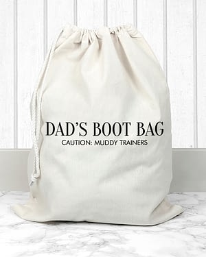 Personalised Cream Boot Bag