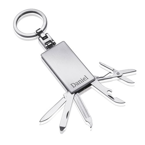 Engraved Tool Set Keyring