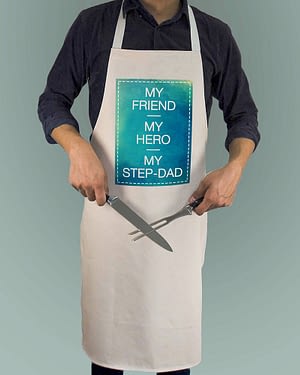 Step Dad Means... Unpersonalised Apron