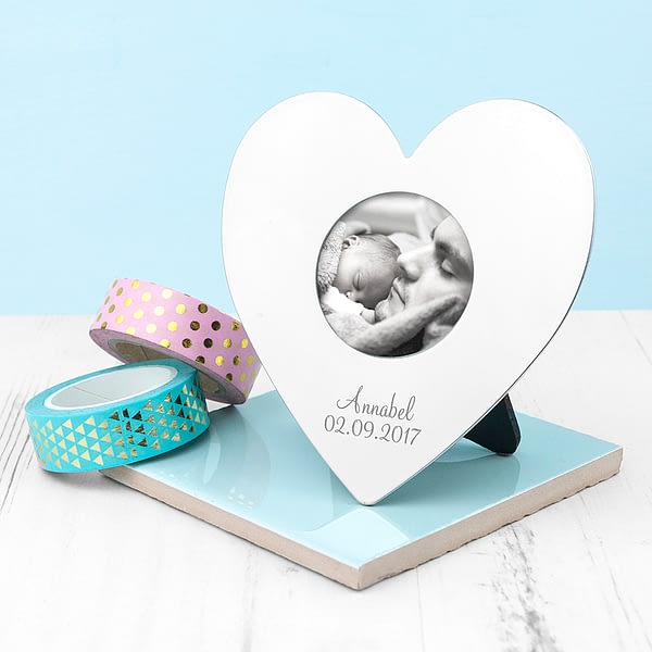 Personalised Heart Photo Frame