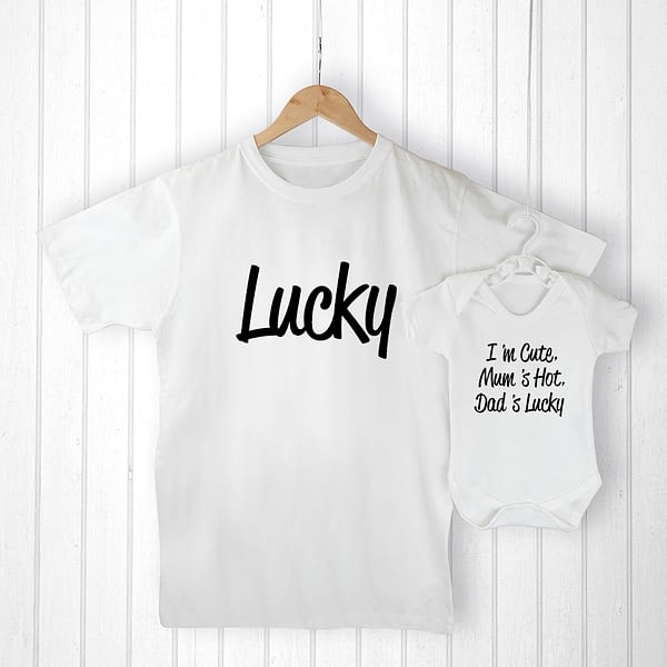 Personalised Daddy and Me Lucky Set