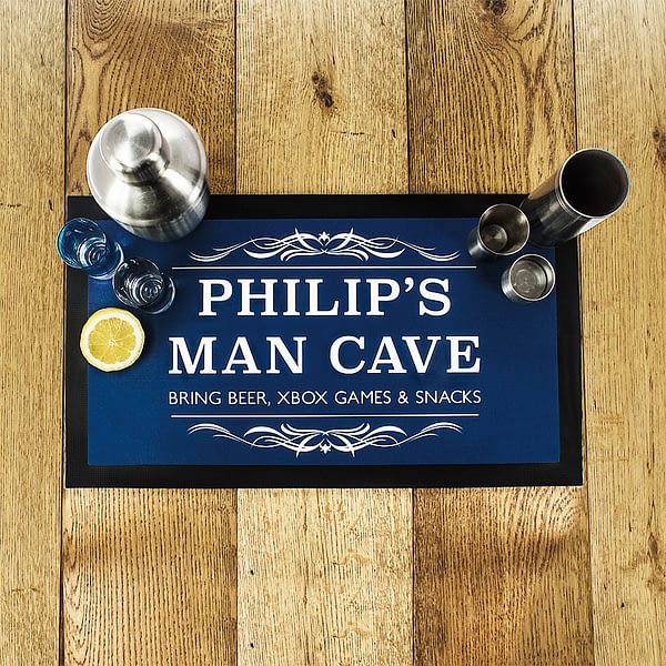 Gentlemen's Man Cave Bar Mat