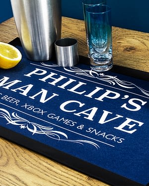 Gentlemen's Man Cave Bar Mat