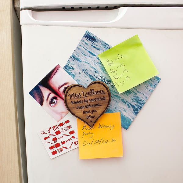 Personalised Teachers In Our Hearts Fridge Magnet