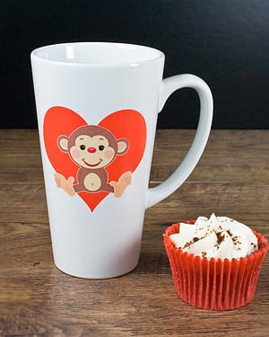 Love Monkey Romantic Mug